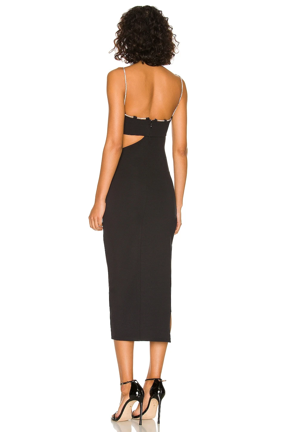 Charlotte Midi Dress Black 4 Charlotte Midi Dress Black - Image 4