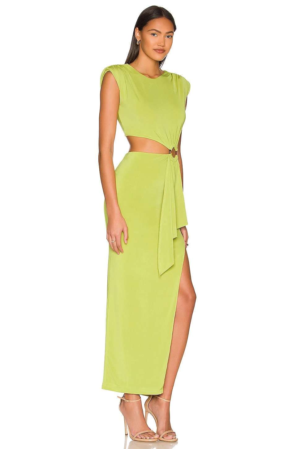 Encore Dress Chartreuse Green 2 Encore Dress Chartreuse Green - Image 2