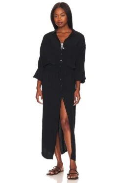 Logan Midi Dress Black -Bardot Store LSPA WD290 V2