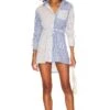 Aruba Shirt Dress Blue & White Stripe