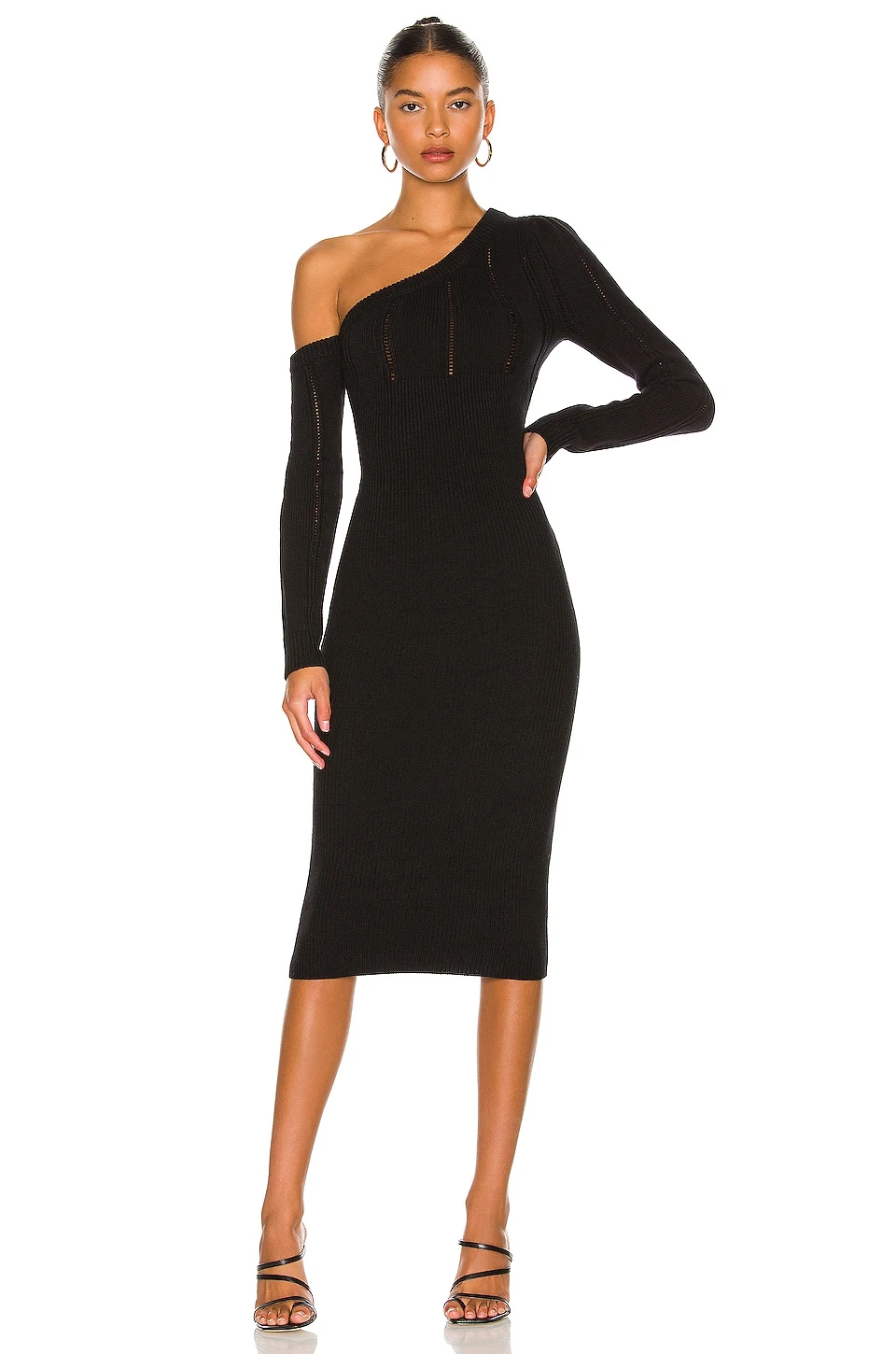 Landau Midi Dress Black 1 Landau Midi Dress Black