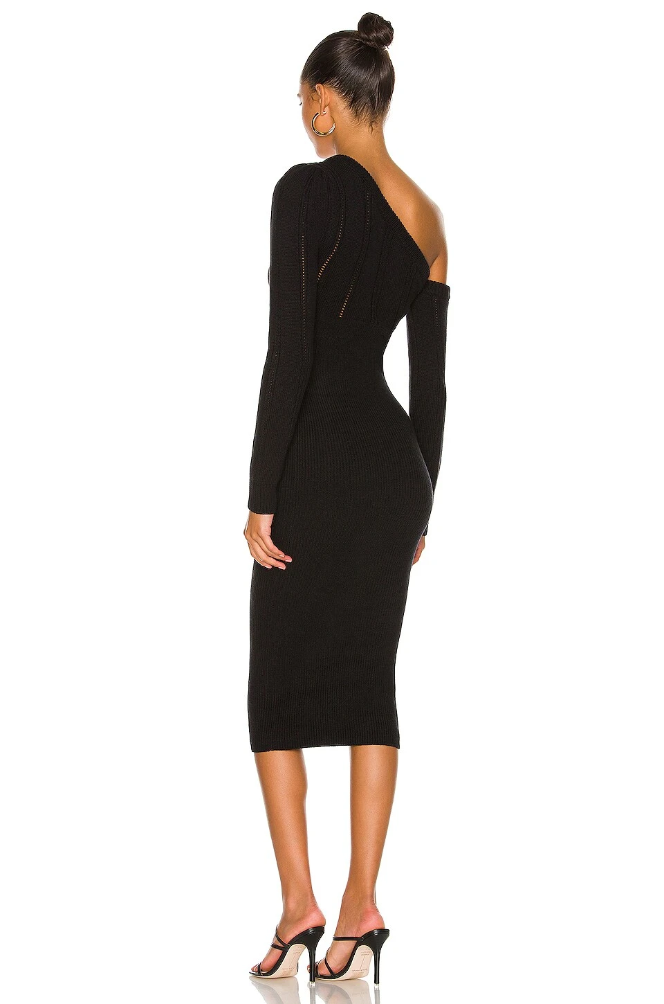 Landau Midi Dress Black 3 Landau Midi Dress Black - Image 3