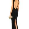 X REVOLVE Mott Maxi Dress Black