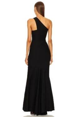 X REVOLVE Persephone Gown Black -Bardot Store MELR WD884 V3