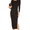 Christina Midi Dress Black