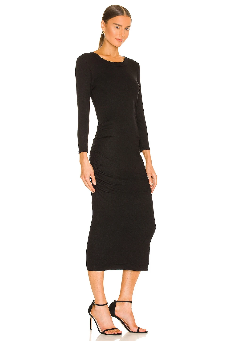Christina Midi Dress Black 2 Christina Midi Dress Black - Image 2