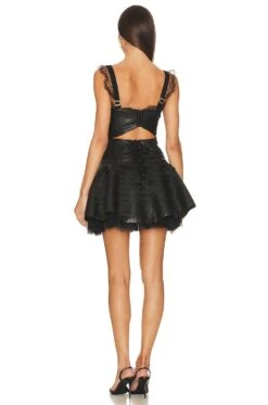 Jordan Mini Dress Black 5 Jordan Mini Dress Black -Bardot Store MLUC WD15 V3