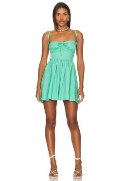 Lynley Mini Dress Teal