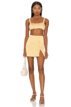 Talia Skirt Set Yellow