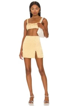 Talia Skirt Set Yellow -Bardot Store MOTO WD94 V4