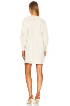 Harriet Shirt Dress Ecru -Bardot Store MPAS WD18 V3