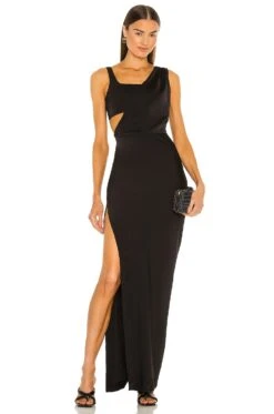 ROBE DE SOIRÉE ANDREI Black -Bardot Store NBDR WD2455 V1 1