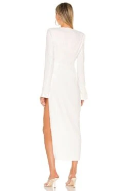 Senna Maxi Dress Ivory -Bardot Store NBDR WD2516 V4