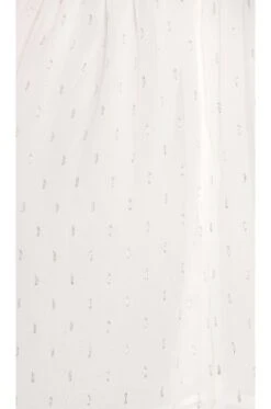 Anya Mini Dress White & Silver -Bardot Store NBDR WD2518 V4