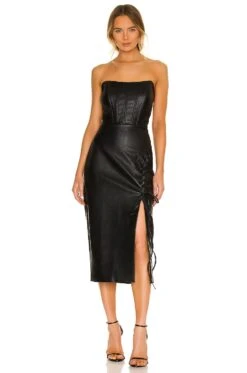 Cosima Midi Dress Black