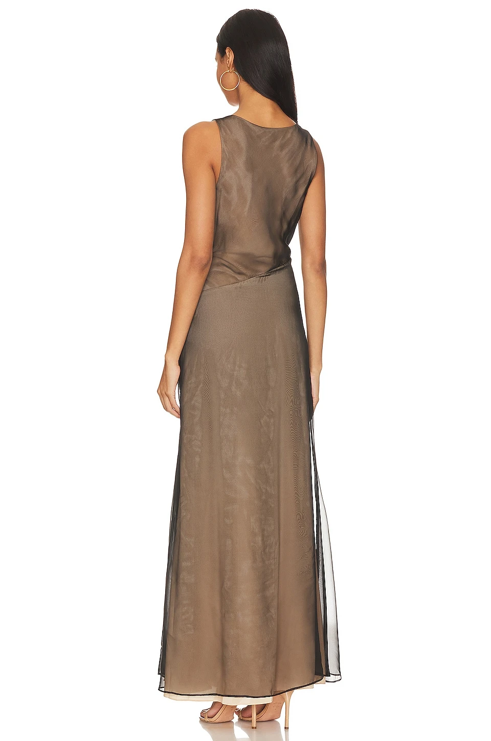 Calla Gown Black & Nude 3 Calla Gown Black & Nude - Image 3
