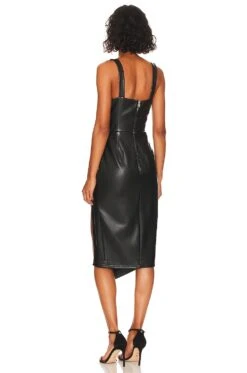 Carolina Corset Midi Dress Black -Bardot Store NHOX WD380 V3