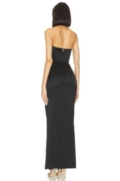 Emelie Strapless Gown Black -Bardot Store NKIE WD609 V3
