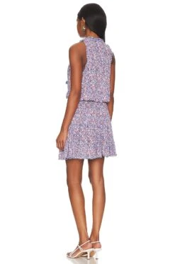 Clara Mini Dress Light Blue Paquerette -Bardot Store PSTB WD215 V3