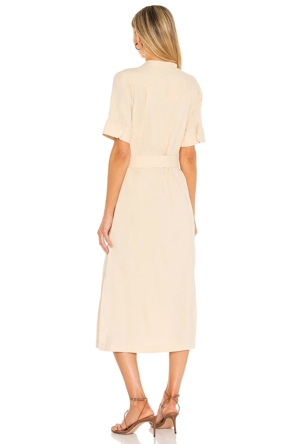 Rag & Bone Selma Dress Khaki 3 Rag & Bone Selma Dress Khaki - Image 3