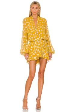 Vega Mini Dress Yellow