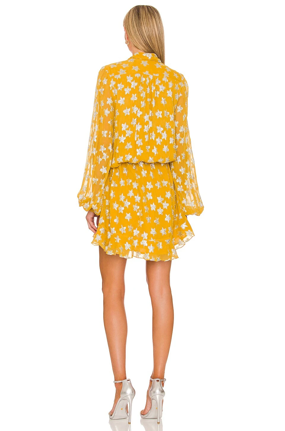 Vega Mini Dress Yellow 3 Vega Mini Dress Yellow - Image 3
