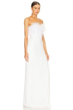 Dolly Dress Moonglow White -Bardot Store ROFR WD432 V2