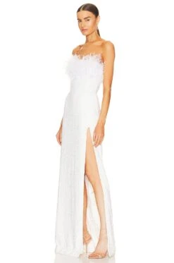 Dolly Dress Moonglow White -Bardot Store ROFR WD432 V3