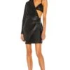 X REVOLVE Sabrina Cut Out Blazer Dress Black