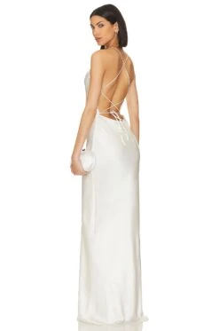 X Revolve Gatsby Gown White