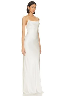 X Revolve Gatsby Gown White -Bardot Store SCOL WD194 V3