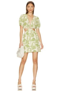 Show Me Your Mumu Jessa Mini Dress Desert Sands