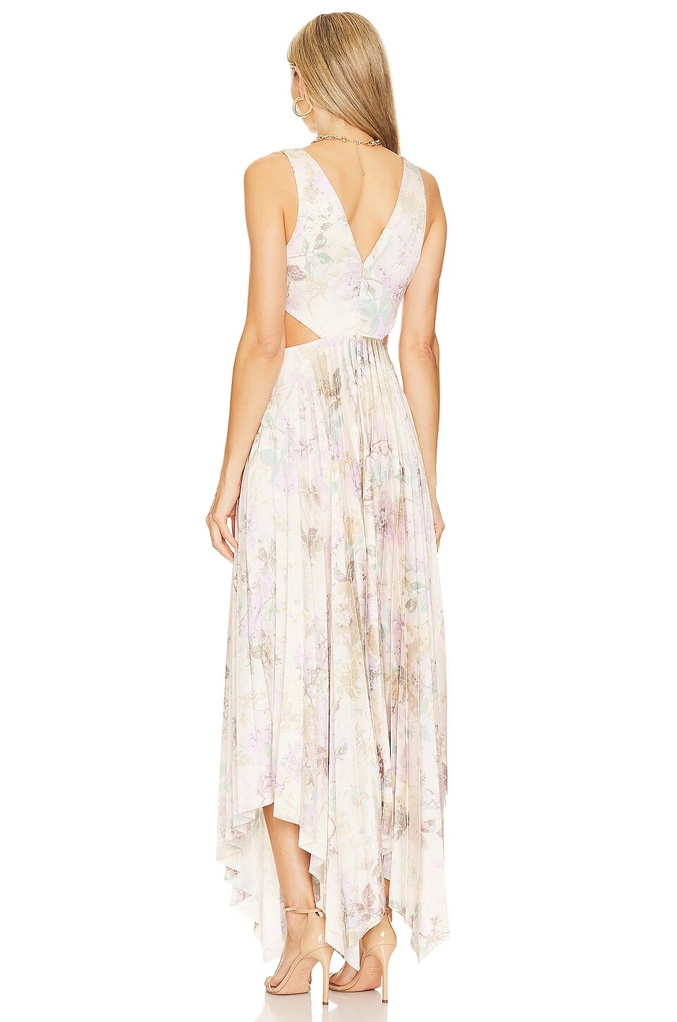 VESTIDO LEAH Rose Garden Beige 3 VESTIDO LEAH Rose Garden Beige - Image 3