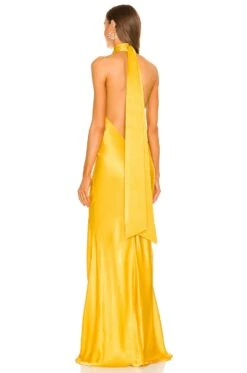 Penelope Gown Gold -Bardot Store SLEE WD108 V4