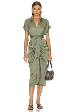 Steve Madden Tori Dress Dusty Olive -Bardot Store SMAD WD142 V1 1
