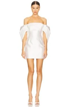 Elina Mini Dress Cream -Bardot Store SOLA WD184 V1 1