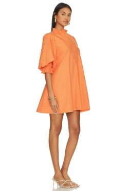 Focus Smock Dress Papaya -Bardot Store SOVR WD23 V2