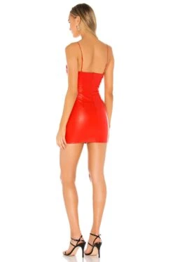 Jessie Zip Dress Red -Bardot Store SPDW WD1165 V3
