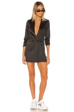 Miley Oversized Blazer Shiny White -Bardot Store SPDW WD1589 V1