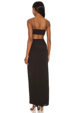 Rachel Maxi Dress Black -Bardot Store SPDW WD1944 V3