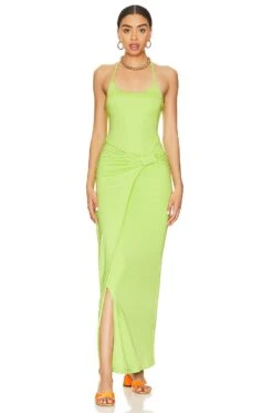 Brie Maxi Dress Lime