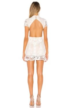 Brianna Open Back Dress White 8 Brianna Open Back Dress White -Bardot Store SPDW WD58 V3
