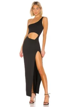 Erla Cutout Maxi Dress Black -Bardot Store SPDW WD668 V1 1