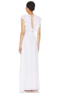 Dahlia Maxi Dress White -Bardot Store TIAR WD426 V3