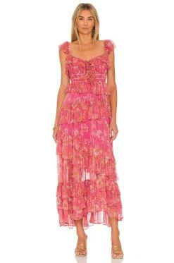 Corinne Maxi Dress Mara Batik Floral