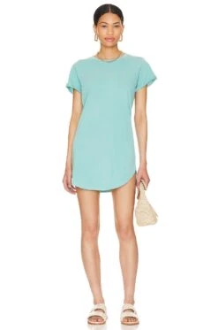Green The Jeannie Tee Shirt Dress Aqua Splash -Bardot Store TULA WD1469 V1 1
