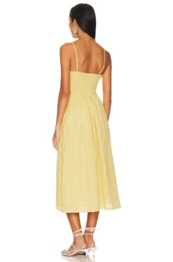 Amora Midi Dress Yellow -Bardot Store TULA WD1482 V3
