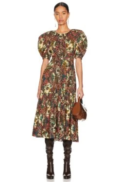 ULLA JOHNSON Claire Dress Prism