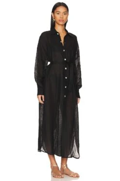 Playa Caftan Black -Bardot Store VAMX WD37 V3