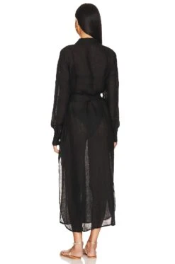Playa Caftan Black -Bardot Store VAMX WD37 V4